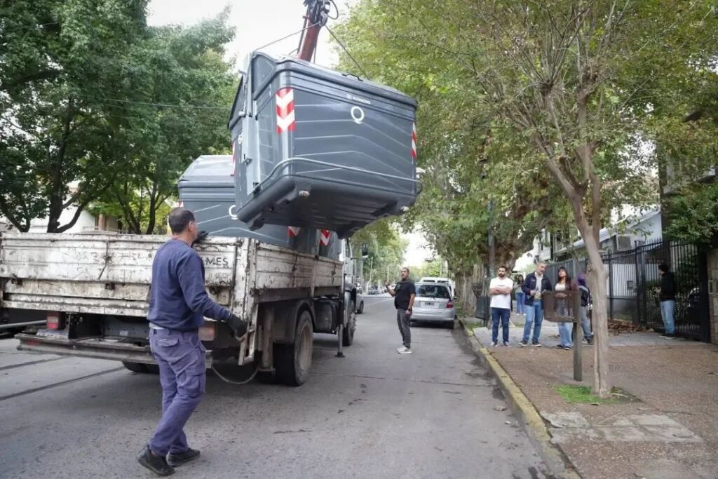 el municipio avanza en la ampliaciÓn de la zona de contenerizaciÓn en el centro de quilmes e instalÓ otros 35 4