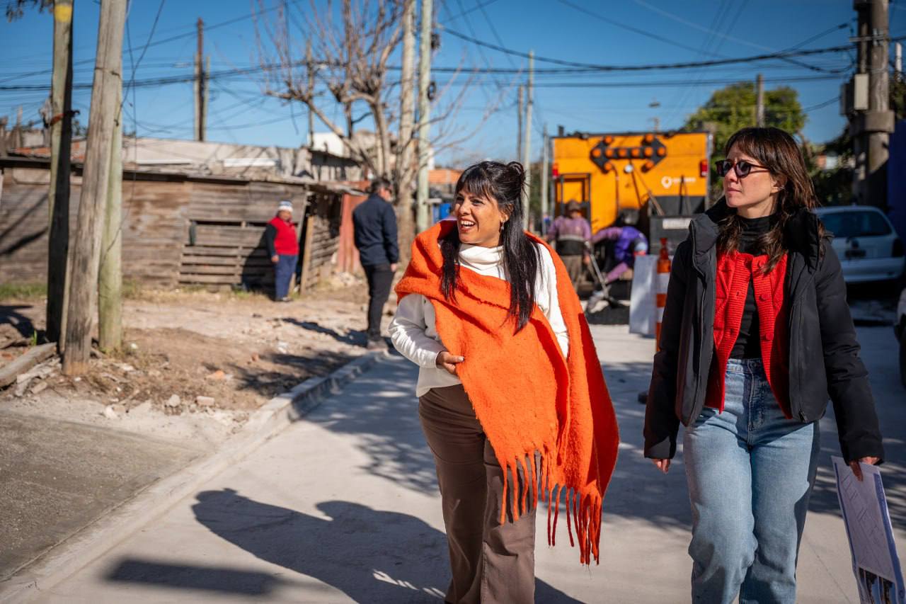 el municipio finalizÓ la construcciÓn de 29 nuevas cuadras en los barrios san valentÍn, 25 de mayo y gaby 1º en bernal oeste 1