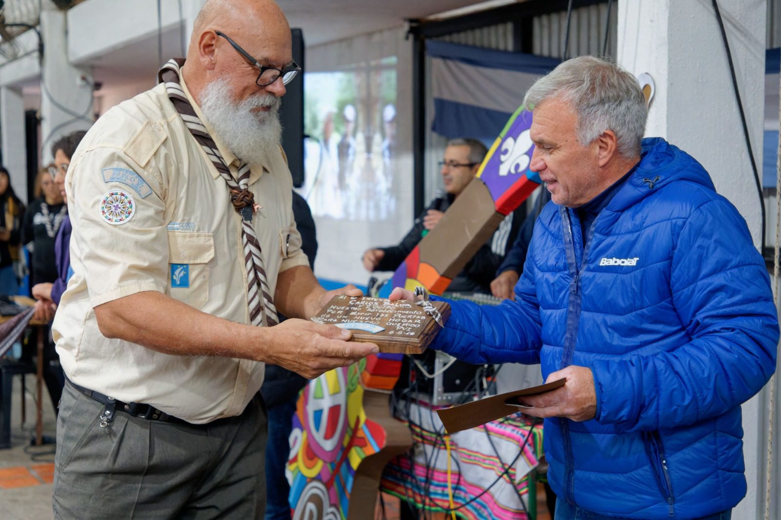el grupo scout pablo vi ahora realiza sus actividades en el polideportivo municipal n° 1 1