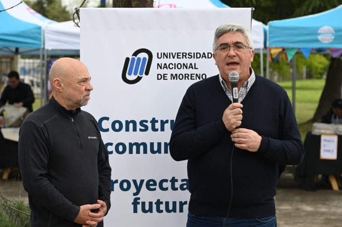 Rodríguez y el rector Robba inauguraron el Mercado Bonaerense de la UNM est