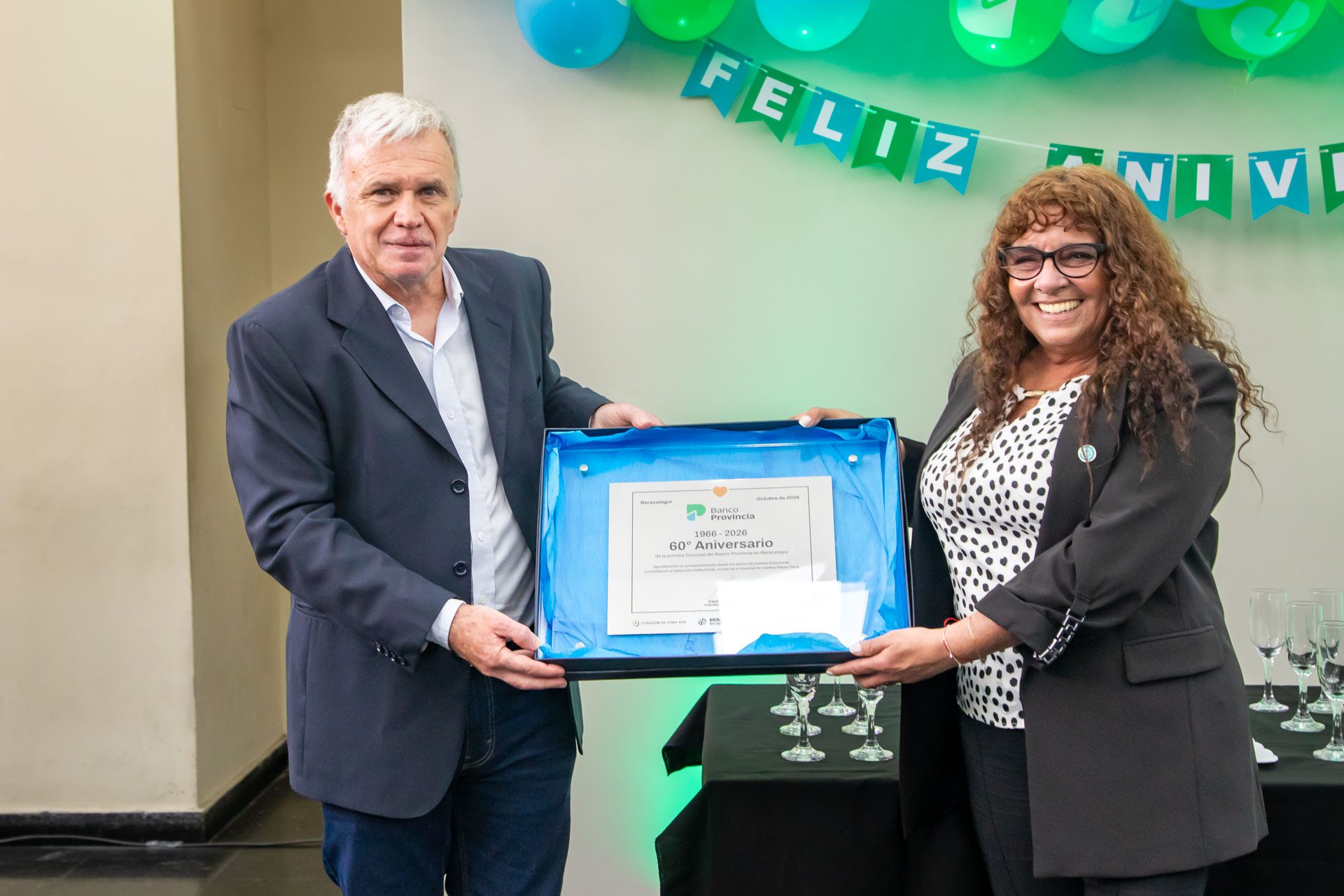 se conmemoró el 60° aniversario de la primera sucursal del banco provincia en berazategui (2)